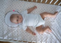 Motherhood Vankúšik ergonomický stabilizačný pre novorodencov Beige Classics new 0-6m