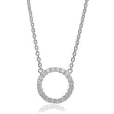 SIF JACOBS Očarujúce strieborný náhrdelník s kubickými zirkónmi Biella SJ-C338(1)-CZ