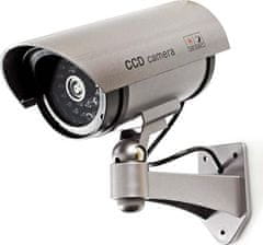 König NEDIS atrapa bezpečnostní kamery s infračervenou LED/ bullet/ IP44/ venkovní/ šedá