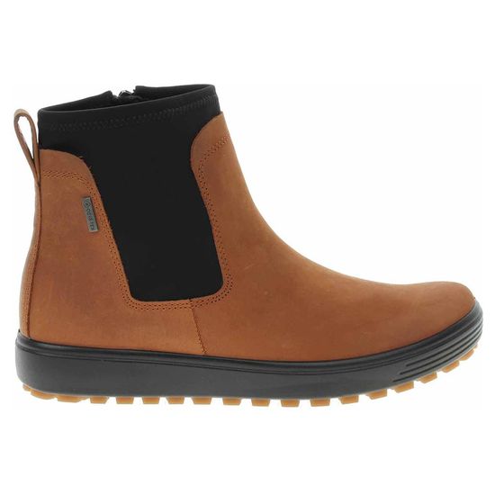 Ecco Chelsea boots hnedá Soft 7 Tred