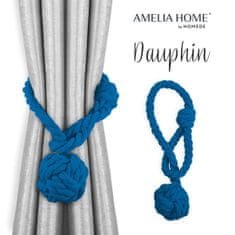 AmeliaHome DAUPHIN sada postrojov 2 ks odtieň kráľovská modrá