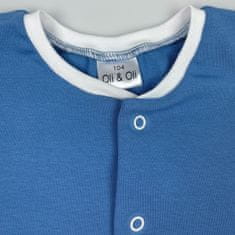 Oli&Oli Detské pyžamo - overal - modrá farba (veľkosť 110)