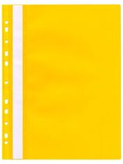 Karton PP Rýchloviazač plastový s eurodierovaním žltý 