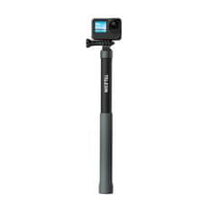 TELESIN selfie tyč pre športové kamery 1.2m, čierna