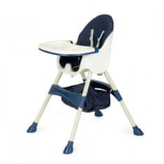 EcoToys Detská jedálenská stolička 2v1 Blue EcoToys