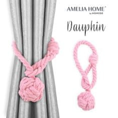 AmeliaHome Sada DAUPHIN 2 ks púdrová ružová