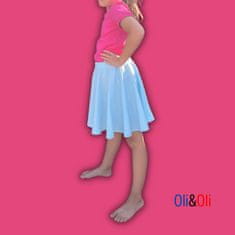Oli&Oli Detská sukňa - bledomodrá farba (veľkosť 122)