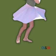Oli&Oli Detská sukňa - bledomodrá farba (veľkosť 122)