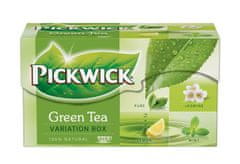 Pickwick Zelený čaj, 20x2 g, PICKWICK "Variácie", citrón, jazmín, earl grey, mäta