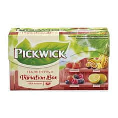 Pickwick Čaj čierny, 20x1,5 g, "Variace", jahoda, tropické ovocie, lesné ovocie, citron