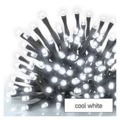 EMOS D1CC01 Standard LED spojovacia vianočná reťaz – cencúle, 2,5 m, vonkajšia, studená biela 1550012003