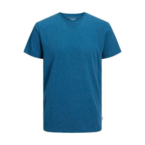 Jack&Jones Pánske tričko JJEORGANIC Standard Fit 12222887 Sailor Blue
