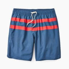 VIVVA® Pánske športové kúpacie šortky bez sieťoviny – modro-červená, L | TOGGIES