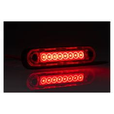 FRISTOM světlo poziční FT-073 C LED LONG 12+24V červené