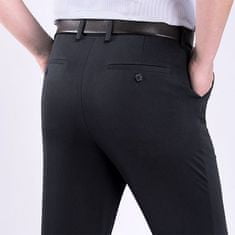 VIVVA® Elegantné pánske strečové nohavice s gumou – veľkosť M | STRETCHIES