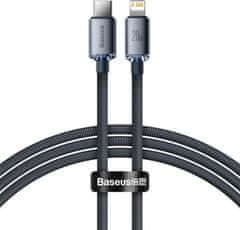 Noname Baseus Type-C - Lightning cable, Crystal Shine Series Fast Charging Data Cable 20W 1.2m Black (CAJY000201)