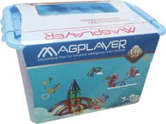 MAGPLAYER Magplayer magnetická stavebnica 146 ks