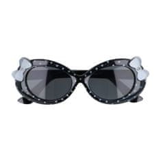 Sunmania Čierno-biele bodkované slnečné okuliare pre deti "Sweet"