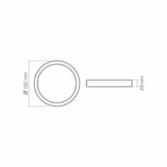 VIDEX Bodové svietidlo, biele, 18 W, Surface Downlight Fixture, Videx | DLRS-184