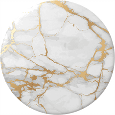 PopSockets PopGrip Gen.2, Gold Lutz Marble, bielo-zlatý mramor