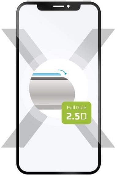 FIXED Ochranné tvrdené sklo Full-Cover Xiaomi Poco C51, lepenie cez celý displej, čierne FIXGFA-1143-BK