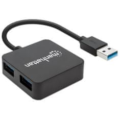 Manhattan Rozbočovač USB 4 porty 3.0 Sspeed Cable