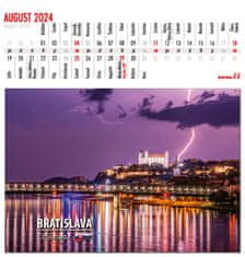 tvorme pohľadnicový kalendár BRATISLAVA 2024