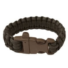 Highlander Náramok Highlander Paracord (píšťalka) čierny