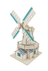 Woodcraft Woodcraft Dřevěné 3D puzzle Holandský větrný mlýn