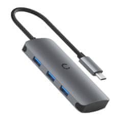 Cygnett Rozbočovač 6w1 USB-C do 3x USB, USB-C, SD karta, Micro SD karta Cygnett SlimMate 100W (SK)