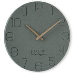 Flexistyle Nástenné ekologické hodiny Eko 4 z210d 1a-dx, 30 cm