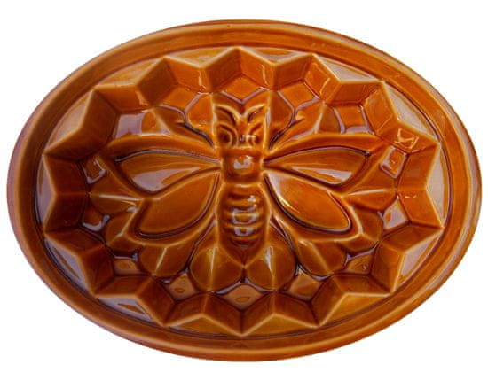 VČELIČKY Forma na pečenie Včielka Bábovka 18x26x9cm medová farba