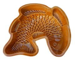VČELIČKY Forma na pečenie Ryba 21x7cm medová farba