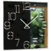 Flexistyle Dizajnové nástenné hodiny Digit z120-1-0-x, 30 cm, čierne