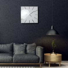 Flexistyle Dizajnové nástenné hodiny Exact z119-2-0-x, 50 cm, biele