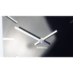 Flexistyle Dizajnové nástenné hodiny Exact z119-1-0-x, 30 cm, čierne