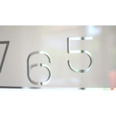 Flexistyle Dizajnové nástenné hodiny Digit z120-2-0-x, 50 cm, biele