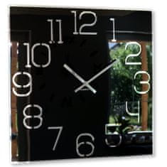 Flexistyle Dizajnové nástenné hodiny Digit z120-1-0-x, 50 cm, čierne
