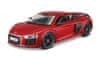 - Audi R8 V10 Plus, metal červená, assembly line, 1:24