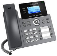 Grandstream GRP2604P/ VoIP telefón/ 2,48" podsvietený grafický display/ 6x SIP/ 2x LAN/ PoE/ GDMS