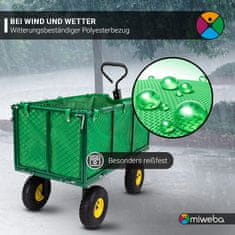 Miweba Záhradný vozík MB-550 zelený