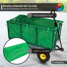 Miweba Záhradný vozík MB-550 zelený