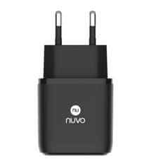 Nuvo sieťová nabíjačka 30 W PD a QC s USB-A a USB-C