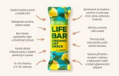 Lifefood Tyčinka Lifebar Oat Snack Bio citrón 40g