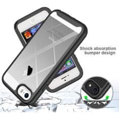 Techsuit Defense360 Pro + ochrana displeja - iPhone 5 / 5s / SE - čierna