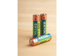 Extol Energy Batéria alkalické, 4ks, 1,5V AA (LR6)