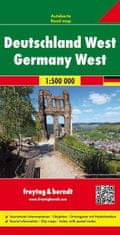 Freytag & Berndt AK 0223 Západné Nemecko 1:500 000 / automapa + mapa voľného času