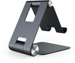 Satechi Aluminium R1 Adjustable Mobile Stand, čierna