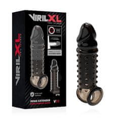 Toyjoy VirilXL Penis Extender V11 (Black), návlek na penis a semenníky