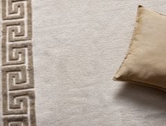 Diamond Carpets Ručne viazaný kusový koberec Greek DESP P86 Ivory White Antique Mud 80x150
